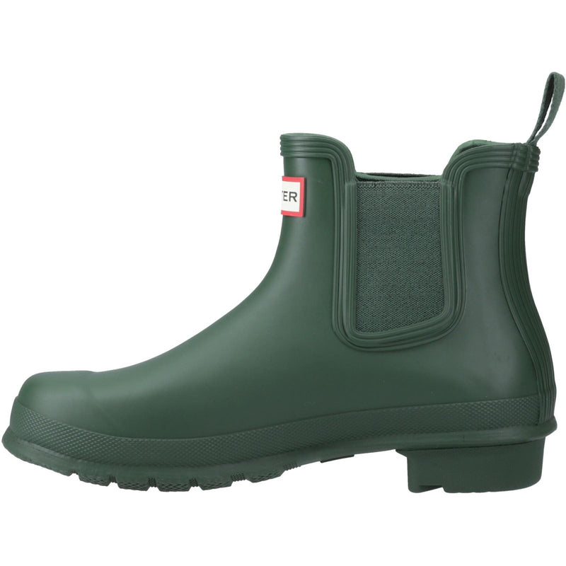 Hunter Original Chelsea Damen Gummistiefel In Grün