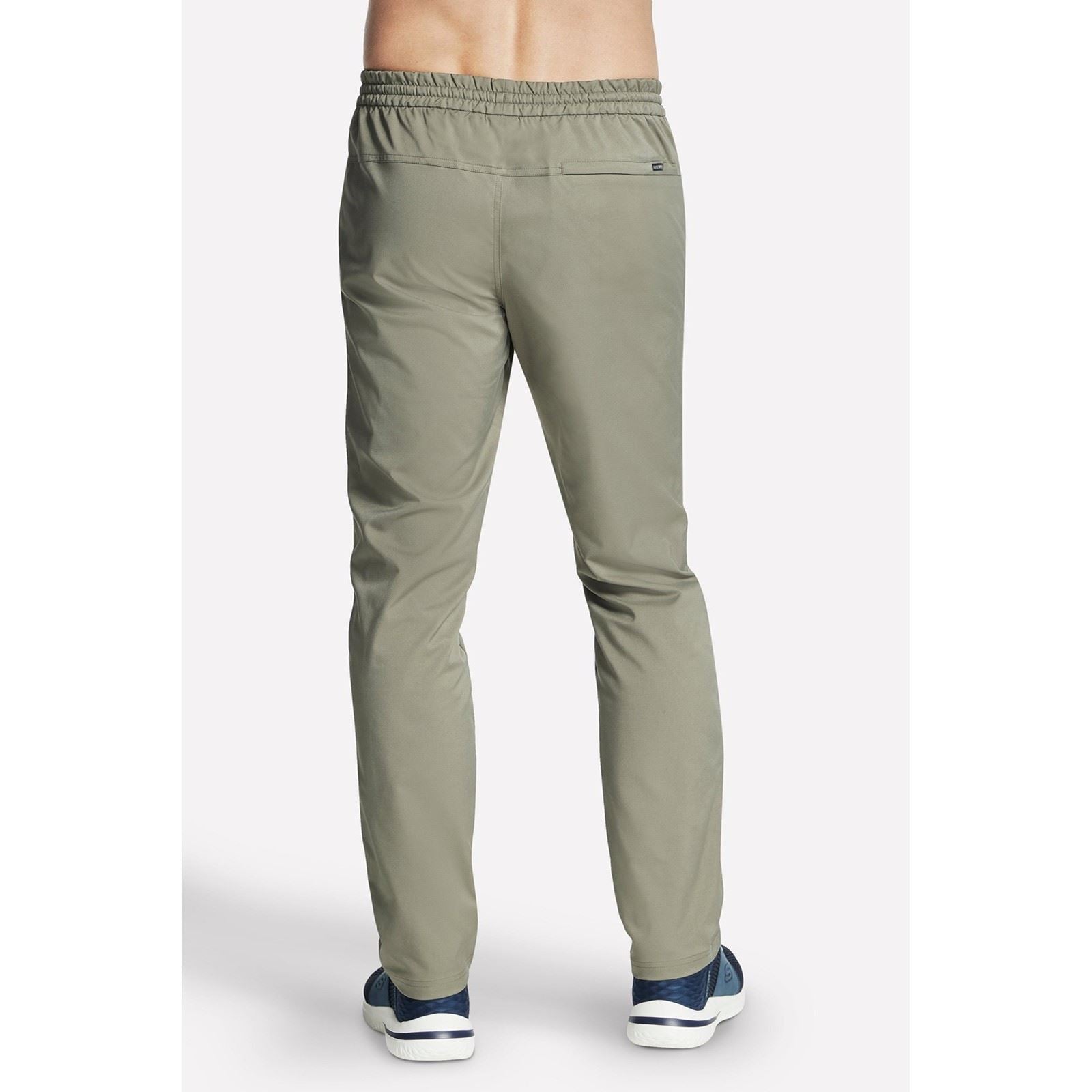 Skechers Performance Pant Downtown Classic Polyester Herren Olivfarbene Trainingshosen