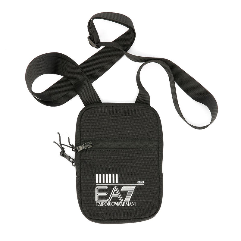 EA7 Train Core Mini Herrentasche Aus Schwarzem Polyester