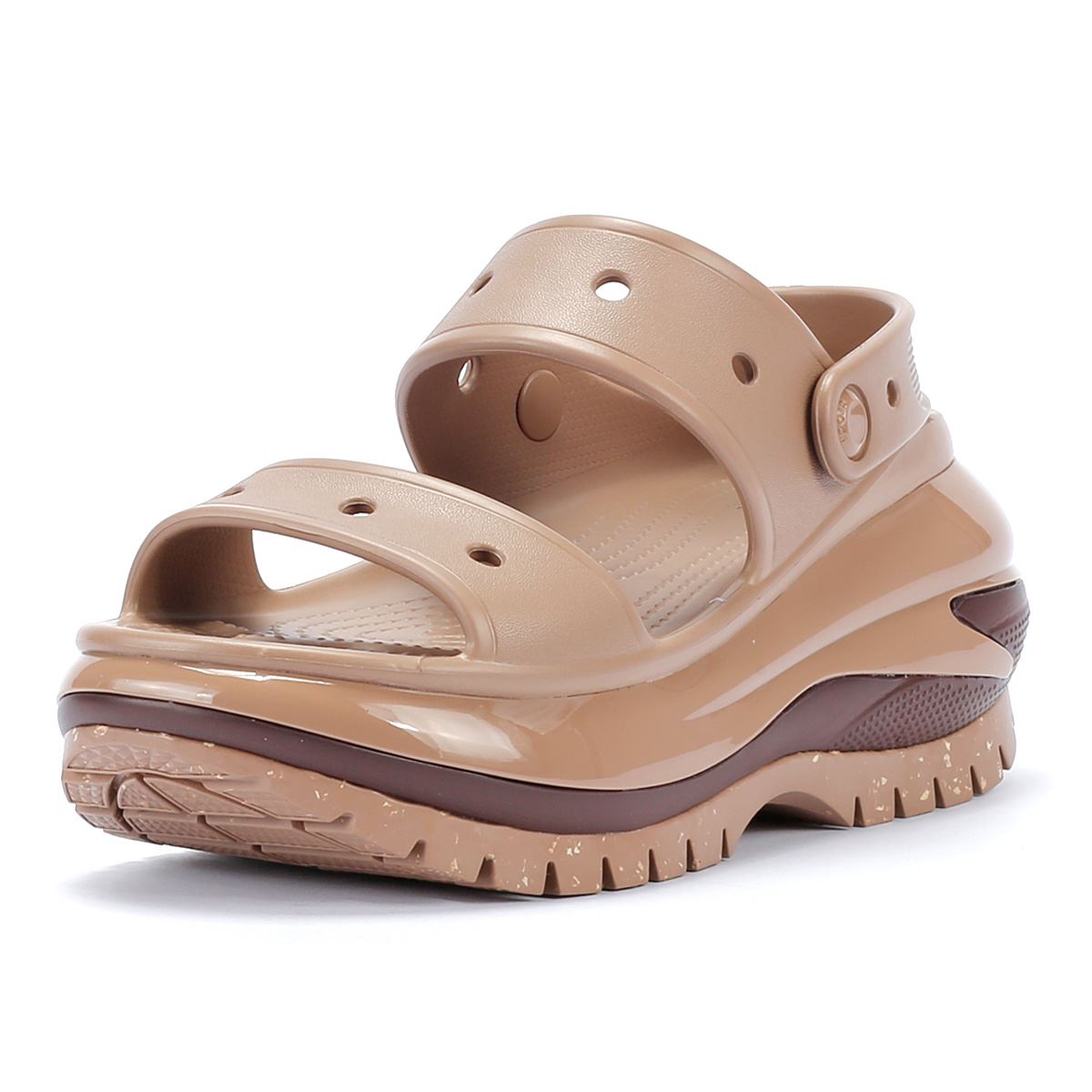 Crocs Mega Crush Latte Sandalen