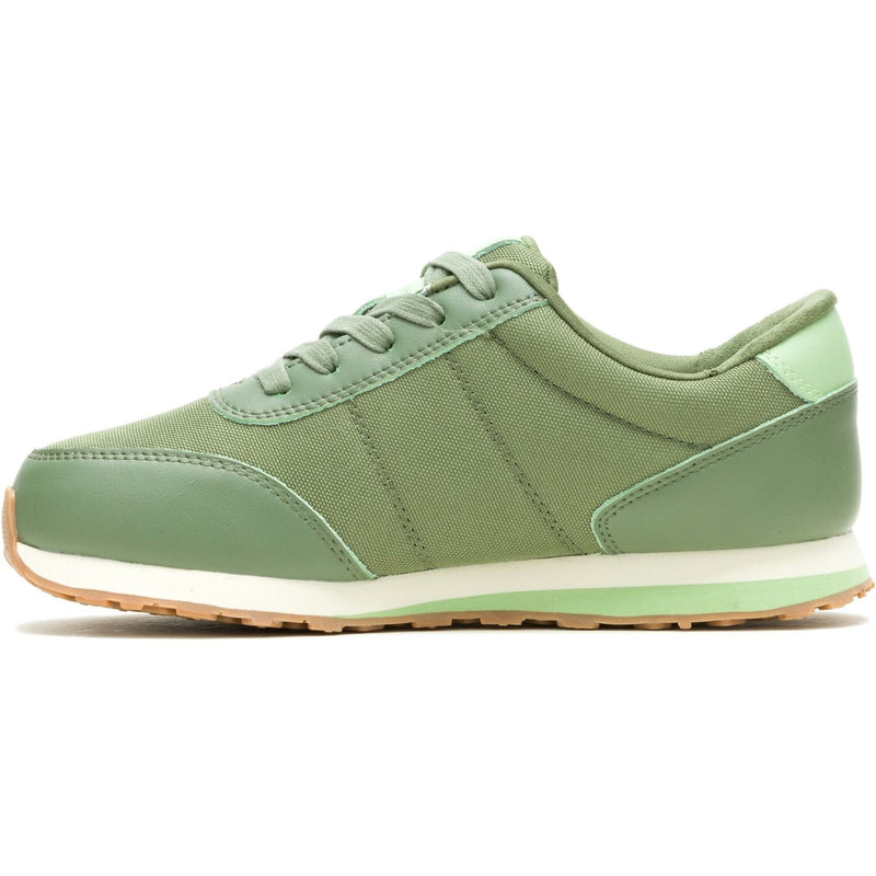 Hush Puppies Seventy8 Damen Sneaker Aus Leder In Olivgrün