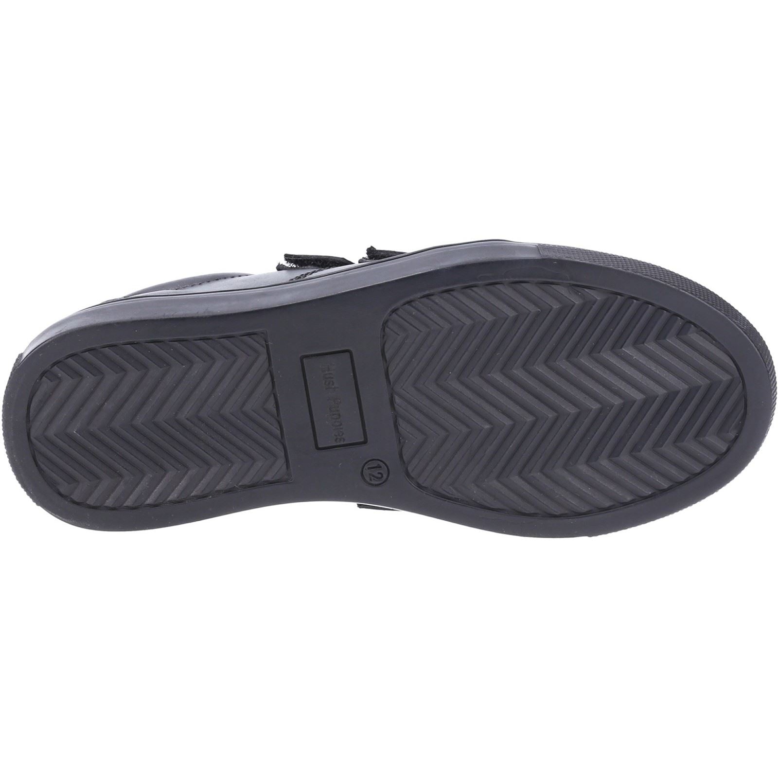Hush Puppies Santos Junior Lederschuhe Für Jungen In Schwarz