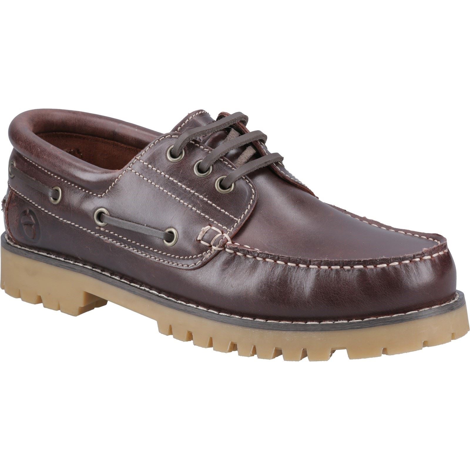 Cotswold Inglecote Herren Bootsschuhe Aus Braunem Leder