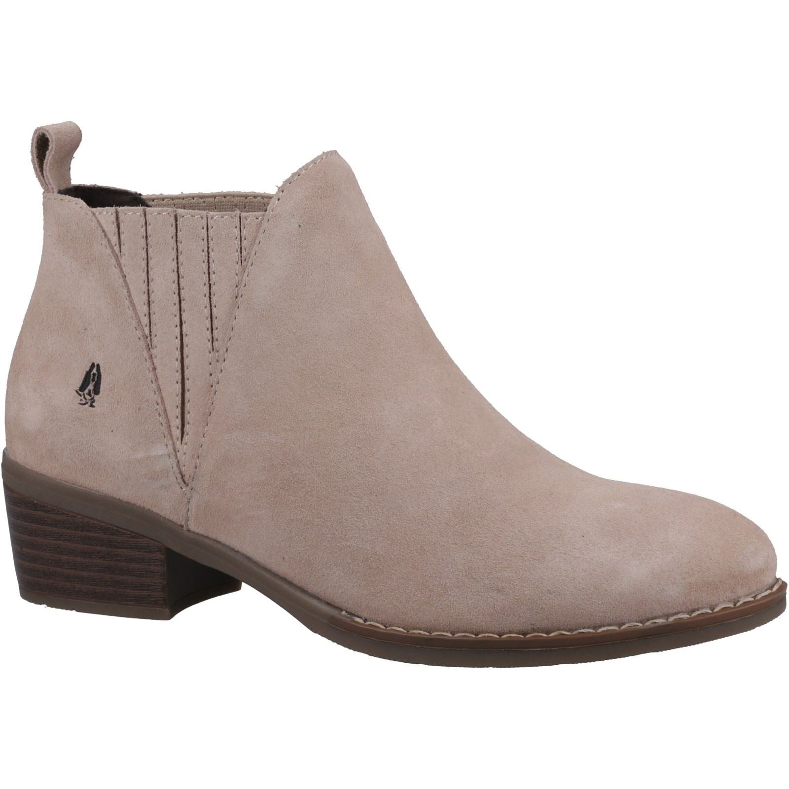 Hush Puppies Isobel Leder Damen Nude Stiefel