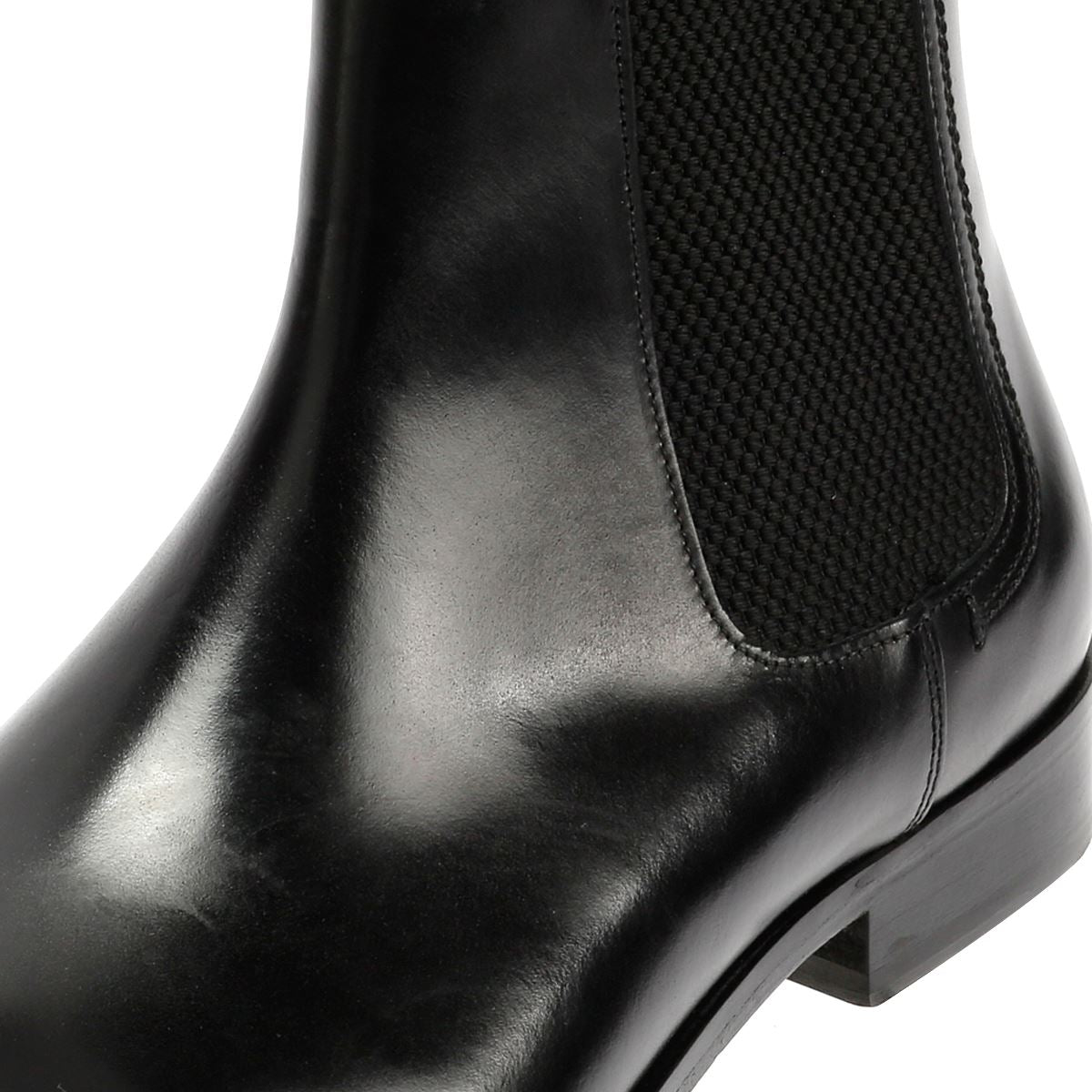 Ben Sherman Kendrick Leder Herren Schwarze Stiefel