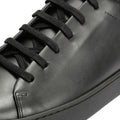 JAK Royal Leder Herren Schwarze Sneakers