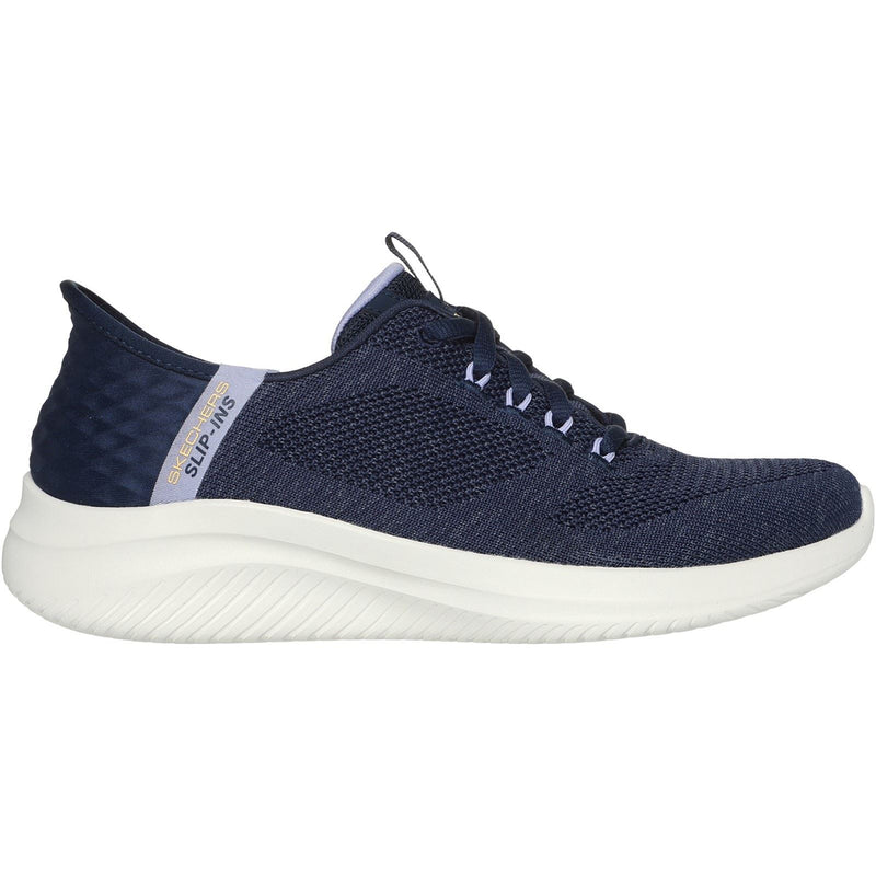 Skechers Ultra Flex 3.0 Easy Step Damen Sneaker In Marineblau/Lavendel