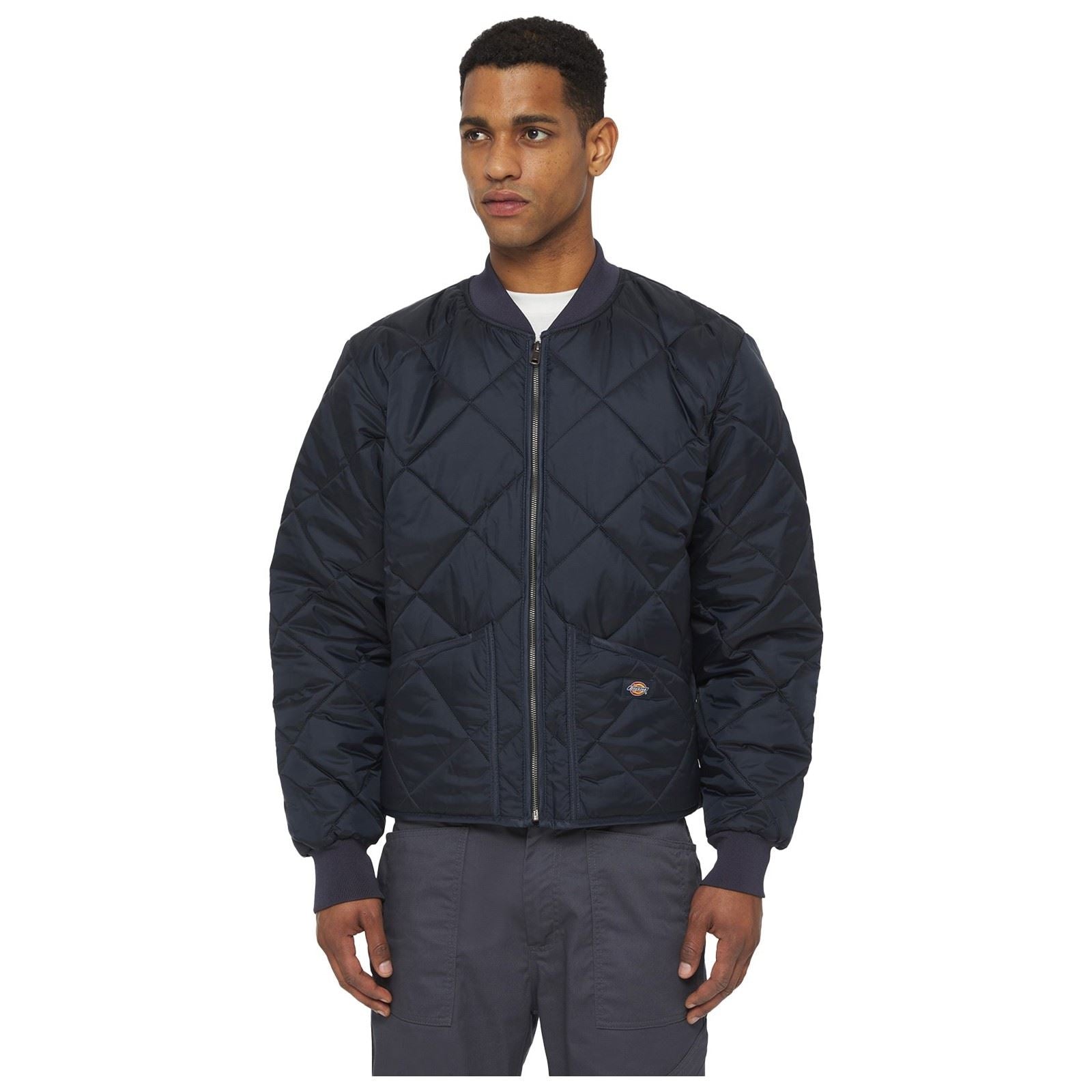 Dickies Diamond Herren Blaue Gesteppte Jacke