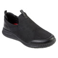 Skechers Workwear Cessnock Textile Herrenschwarze Sneakers