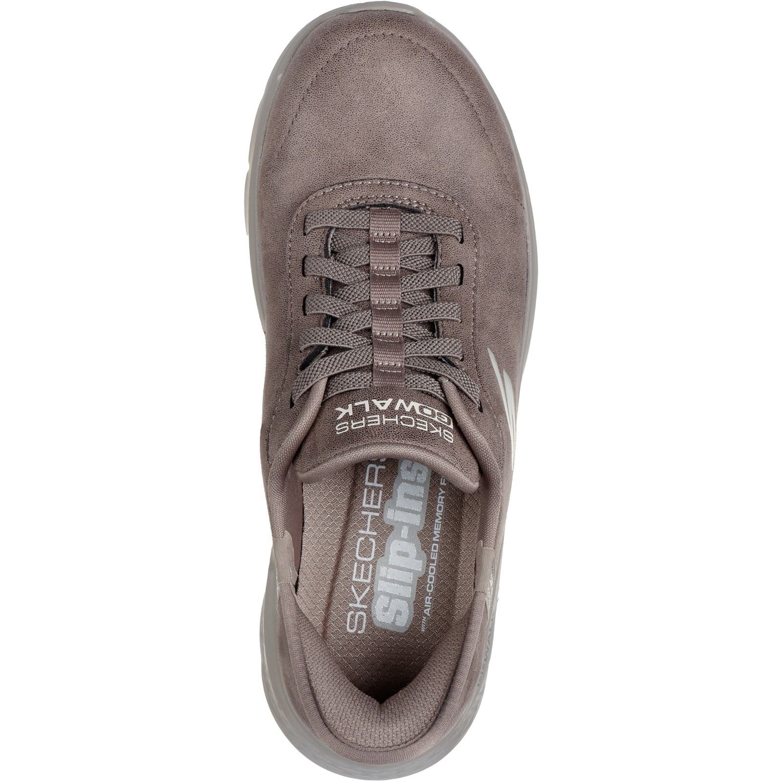 Skechers Go Walk Flex Mali Textil Damen Turnschuhe In Braun