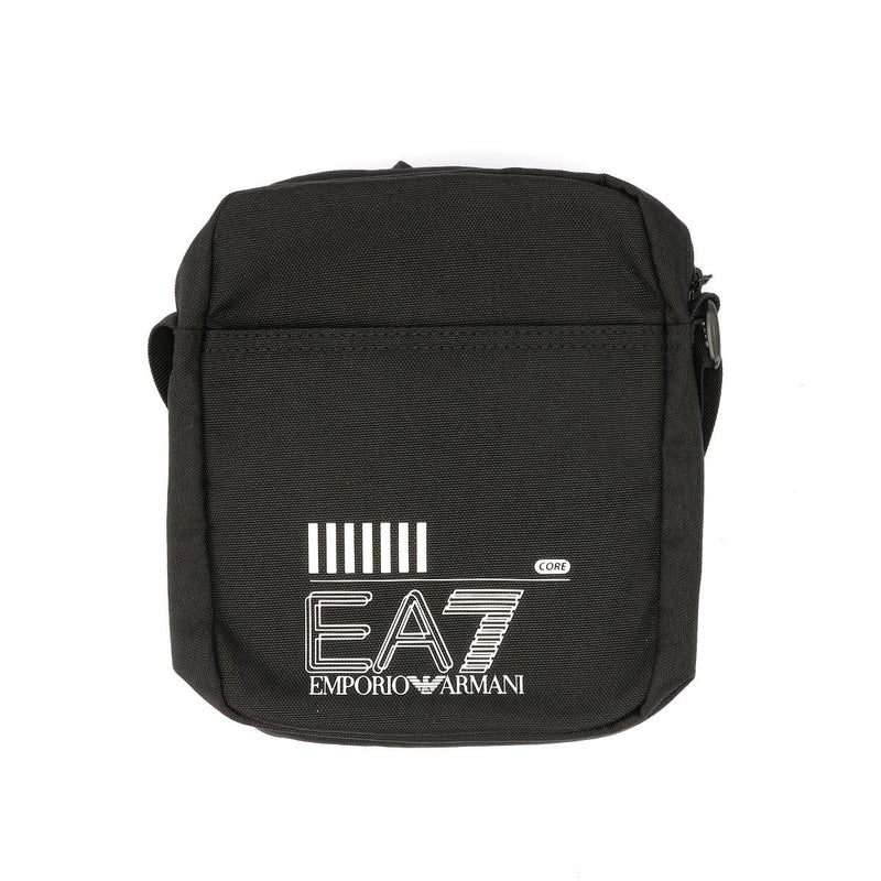 EA7 Train Core Small Herrentasche Aus Schwarzem Polyester