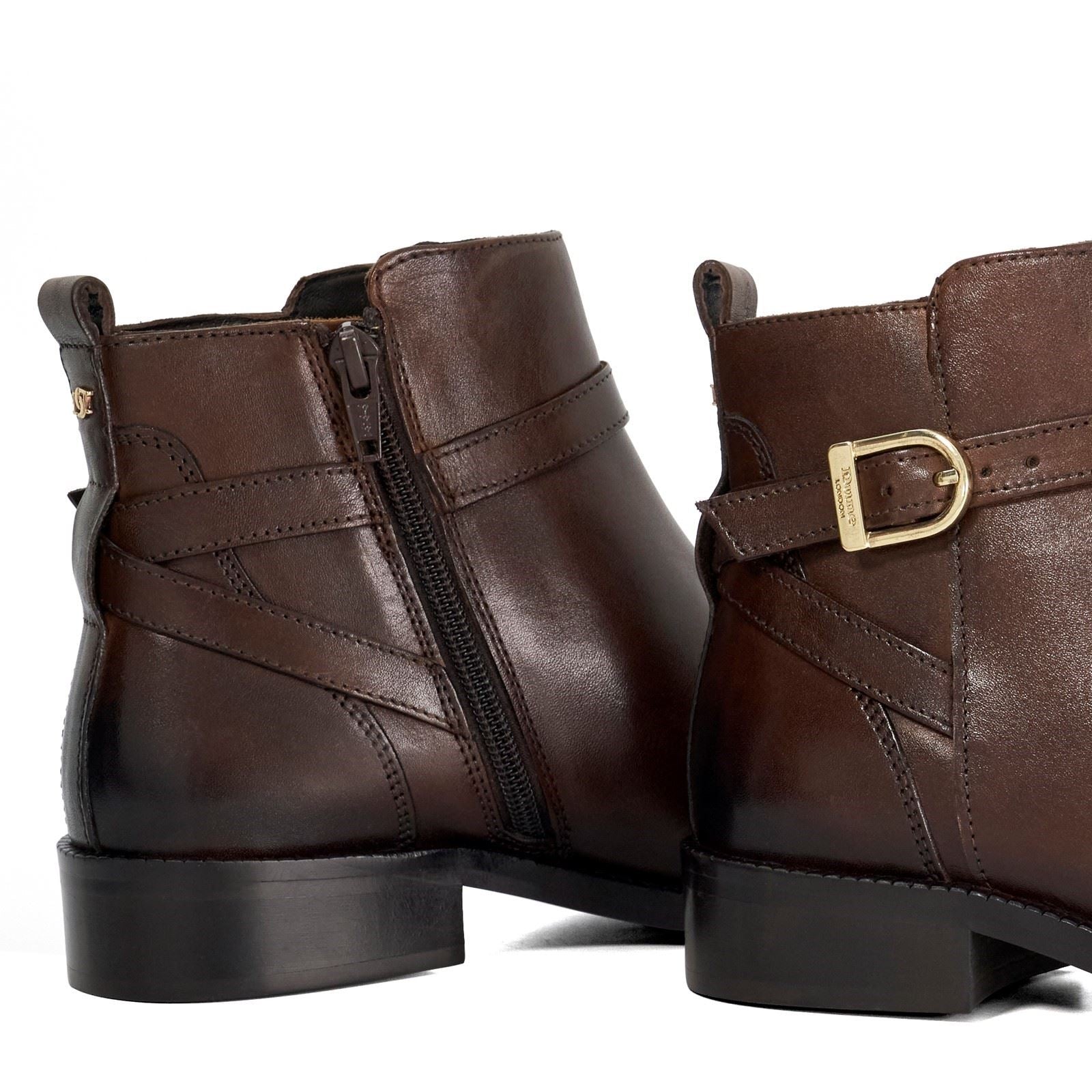 Dune Pemma Leder Damen Braune Stiefel