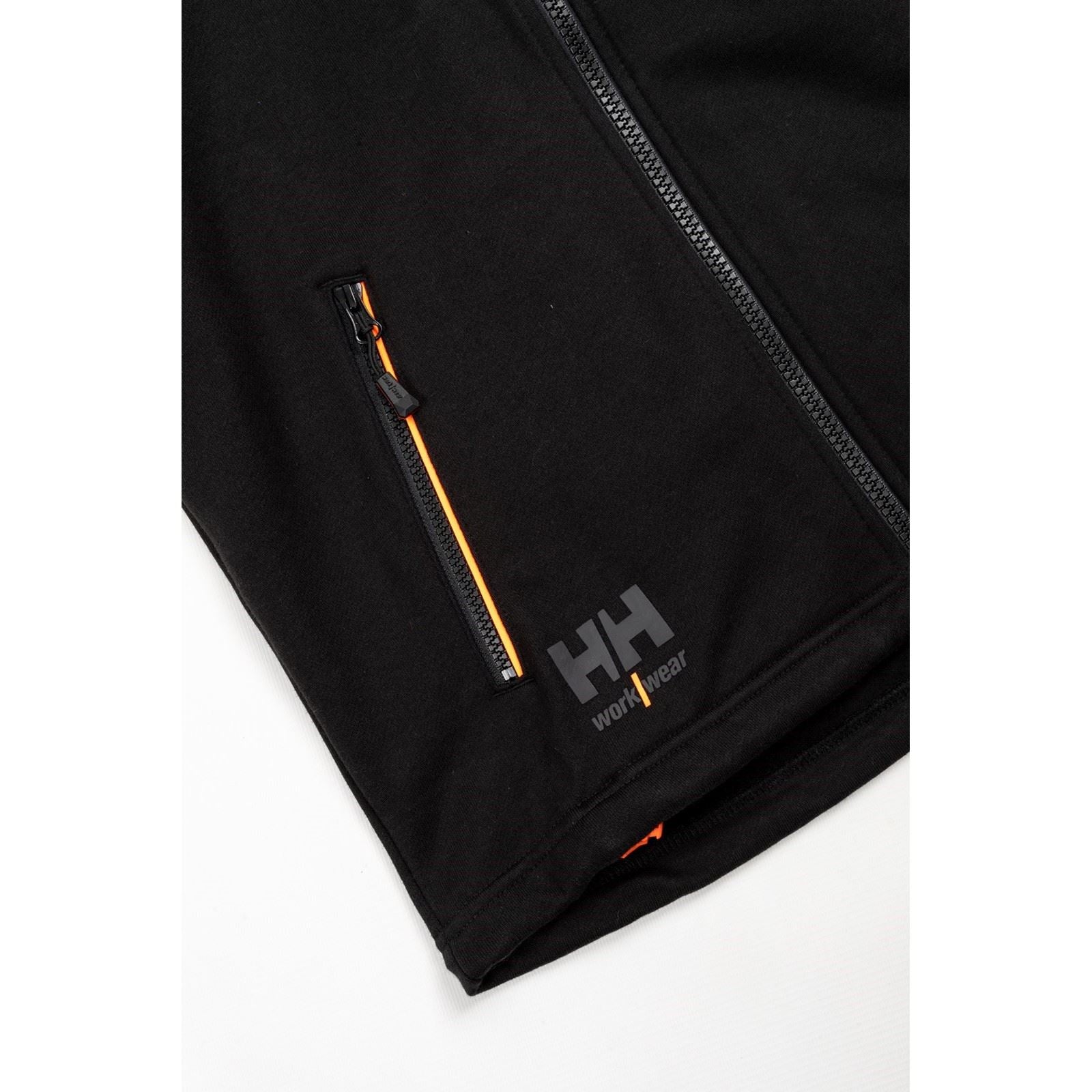 Helly Hansen Workwear Chelsea Evolution Baumwolle Herren Schwarzes Kapuzensweatshirt
