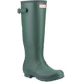 Hunter Original Tall Back Adjustable Damen Gummistiefel In Grün