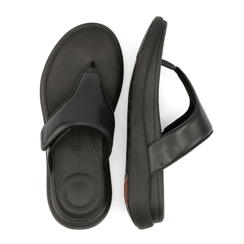 FitFlop F-Mode Go Adjustable Flatform Damen Schwarze Farbe Sandalen