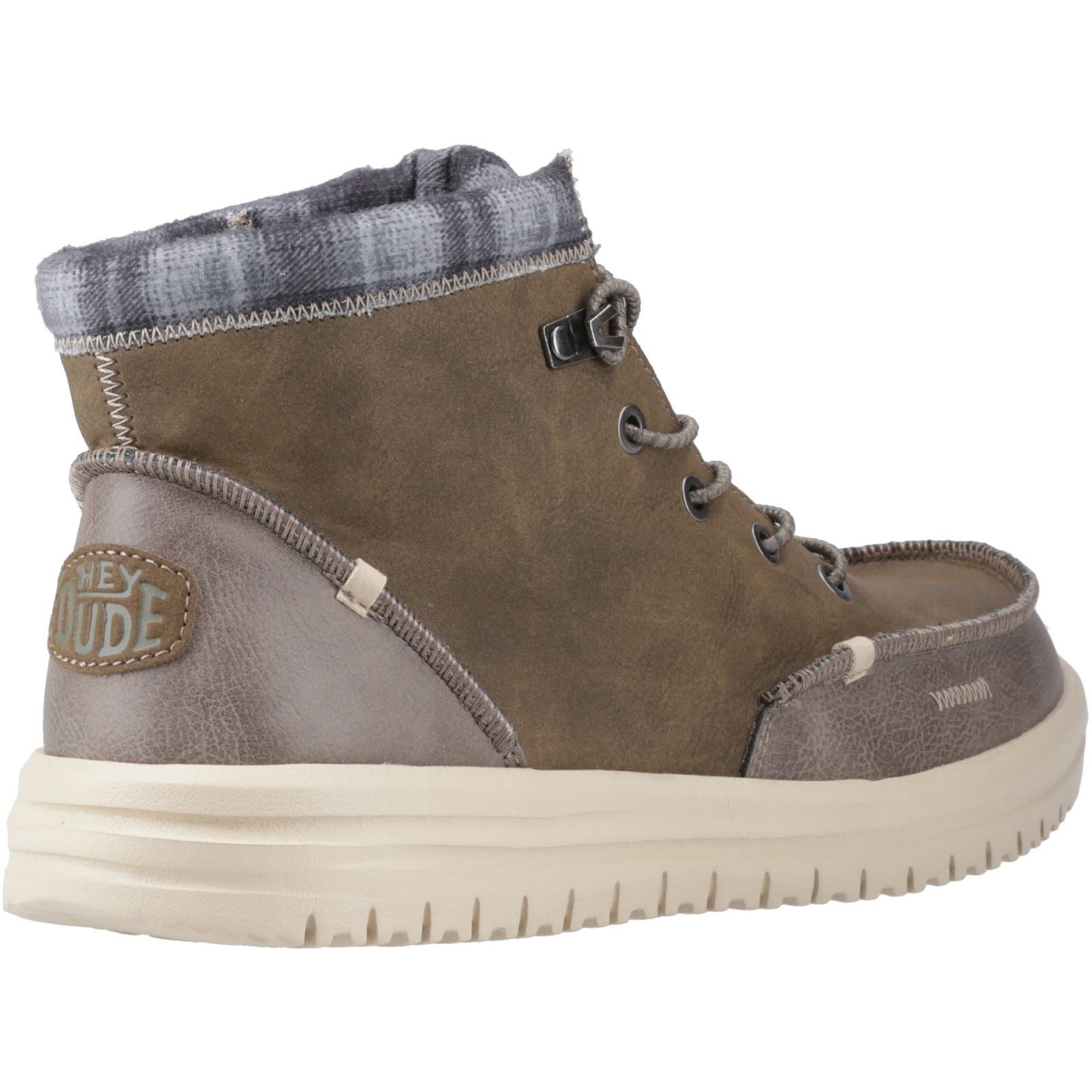 HEYDUDE Bradley Classic Leder Herren Walnuss Stiefel