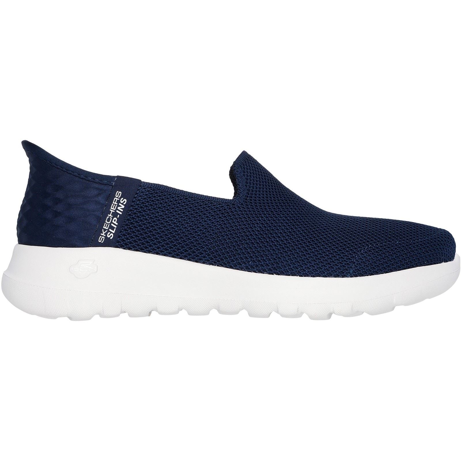 Skechers GO WALK Joy Vela Damen Textile Sneaker In Marineblau/Weiß
