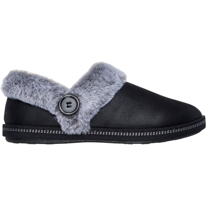 Skechers Cozy Campfire French Toast 2 Textil Damen Hausschuhe In Schwarz