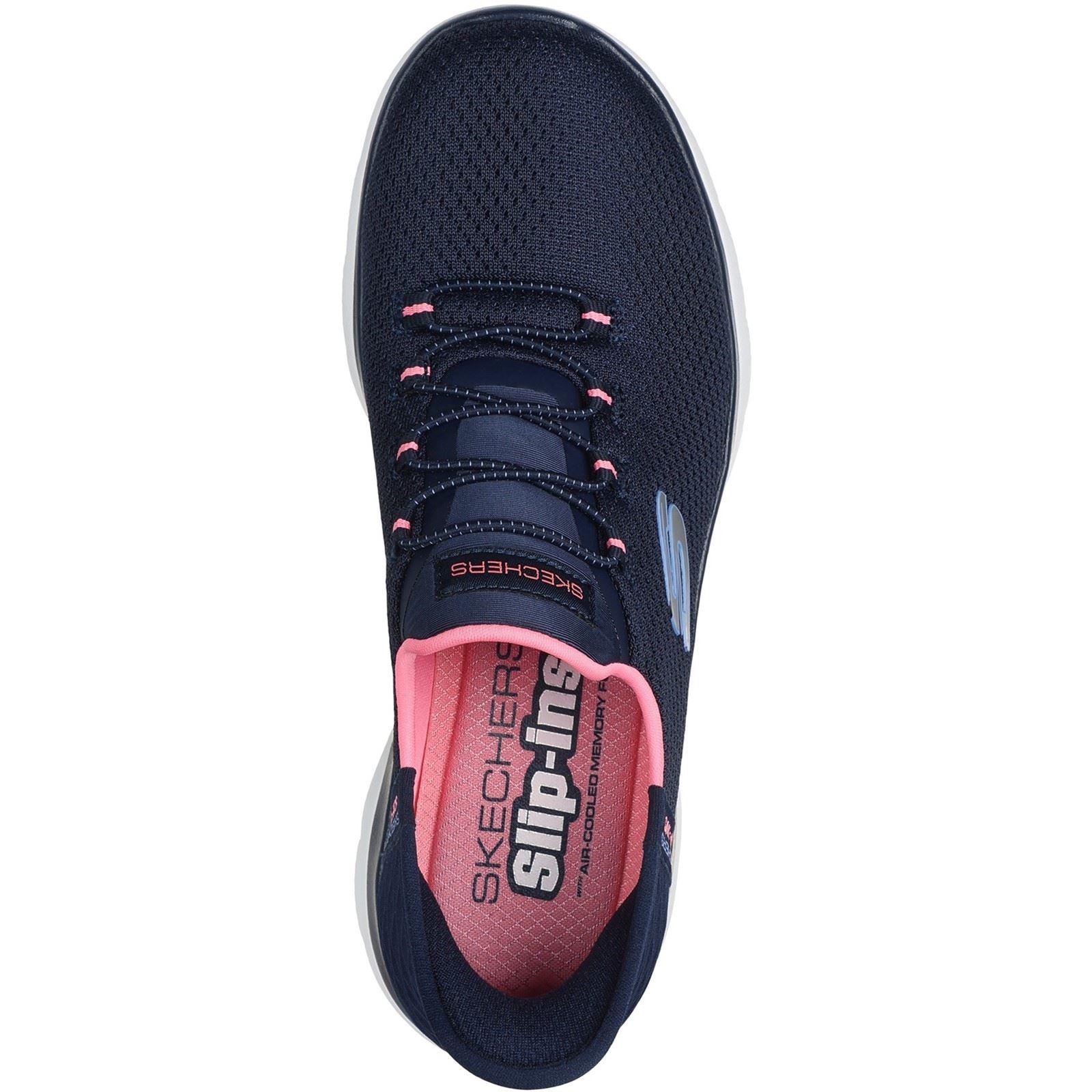 Skechers Summits Diamond Dream Damen Turnschuhe In Marineblau/Rosa
