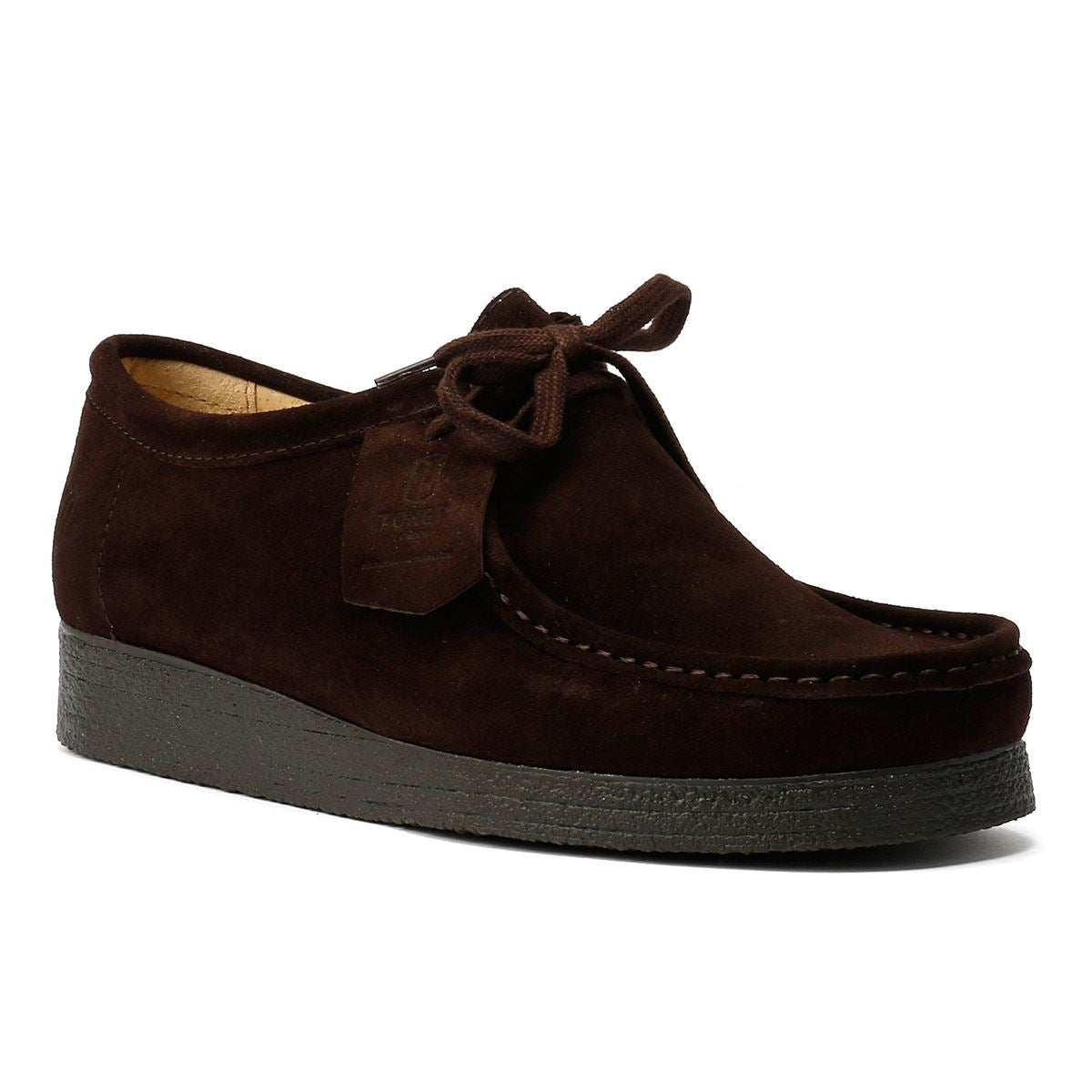 Tower London Apache Wildleder Herren Braune Schnürschuhe