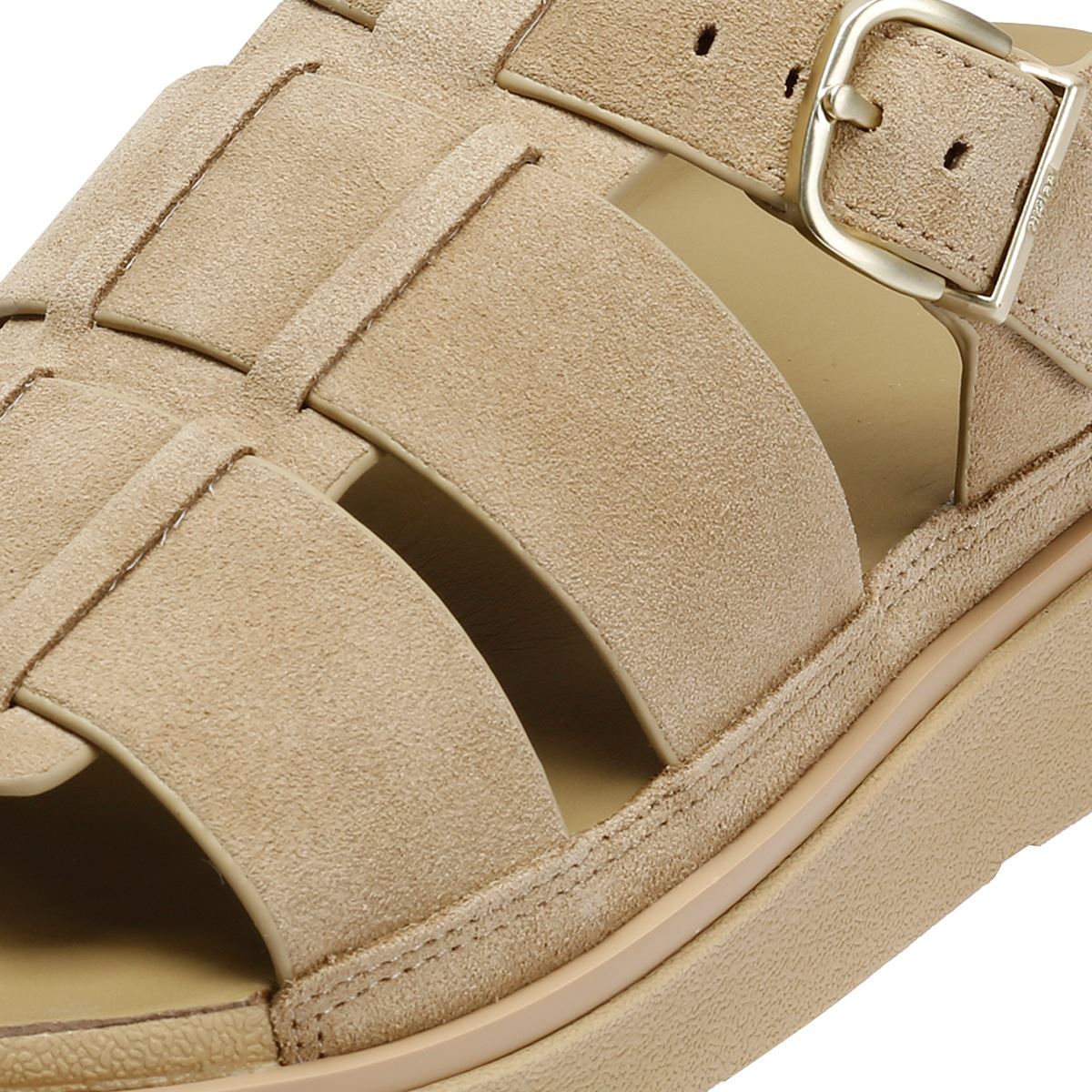 FitFlop GEN-FF Fisherman Wildleder Damen Braune Sandalen