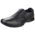 Hush Puppies Bespoke Senior Lederslipper In Schwarz Für Jungen