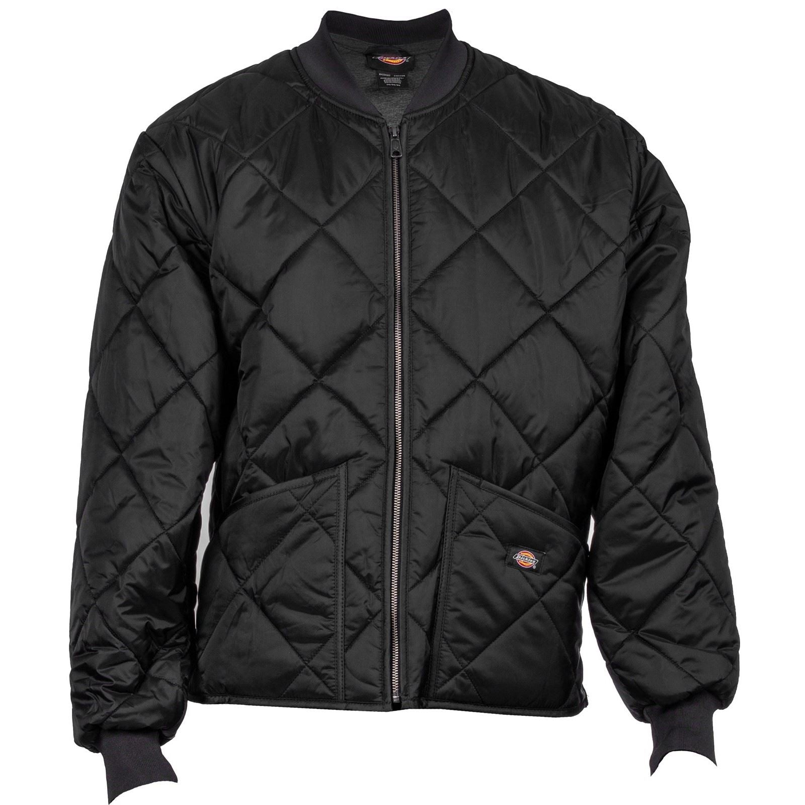Dickies Diamond Herren Schwarze Farbe Steppjacke