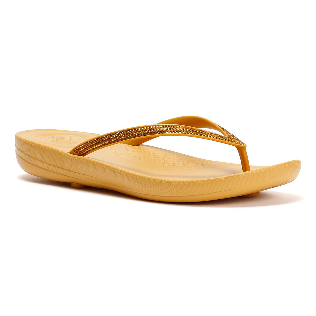FitFlop Iqushion Sparkle Damen Braune Flip-Flops