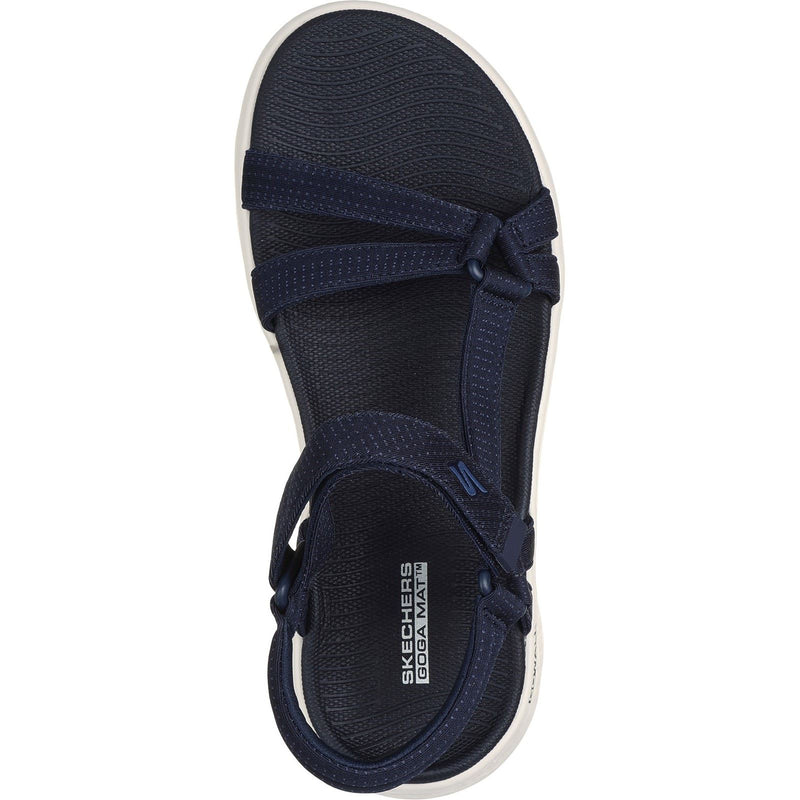 Skechers GO WALK Flex Sublime Polyester Damen Sandalen In Marineblau