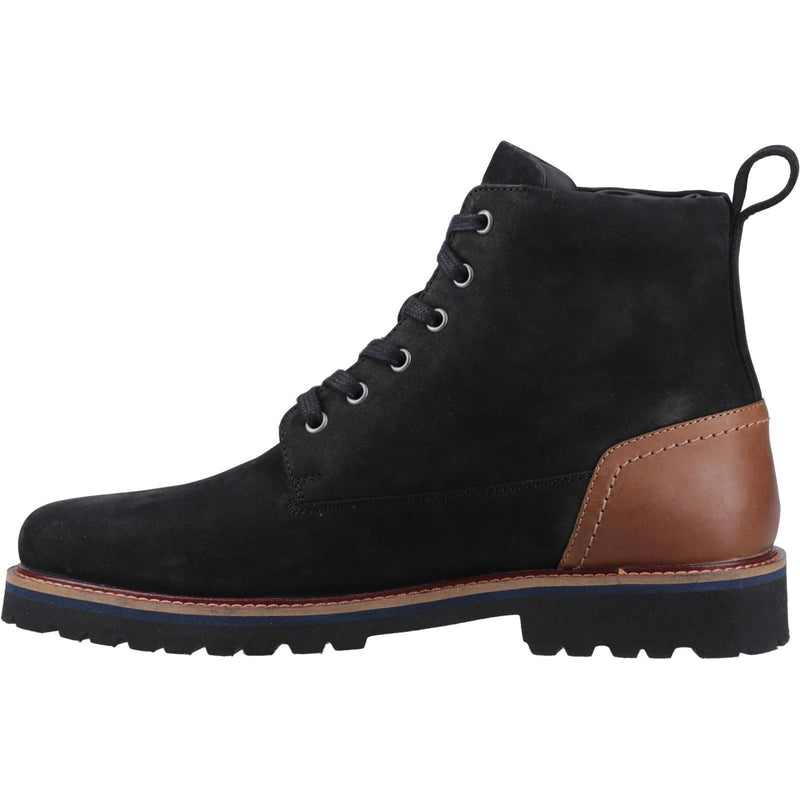 Hush Puppies Maguire Herren Wildlederstiefel in Schwarz