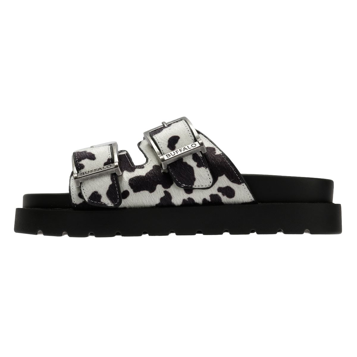 Buffalo Raya Ari Damen Schwarze Sandalen