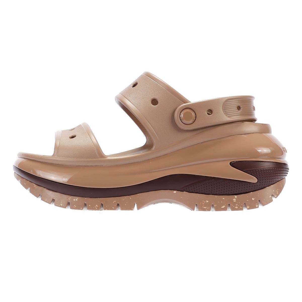 Crocs Mega Crush Latte Sandalen