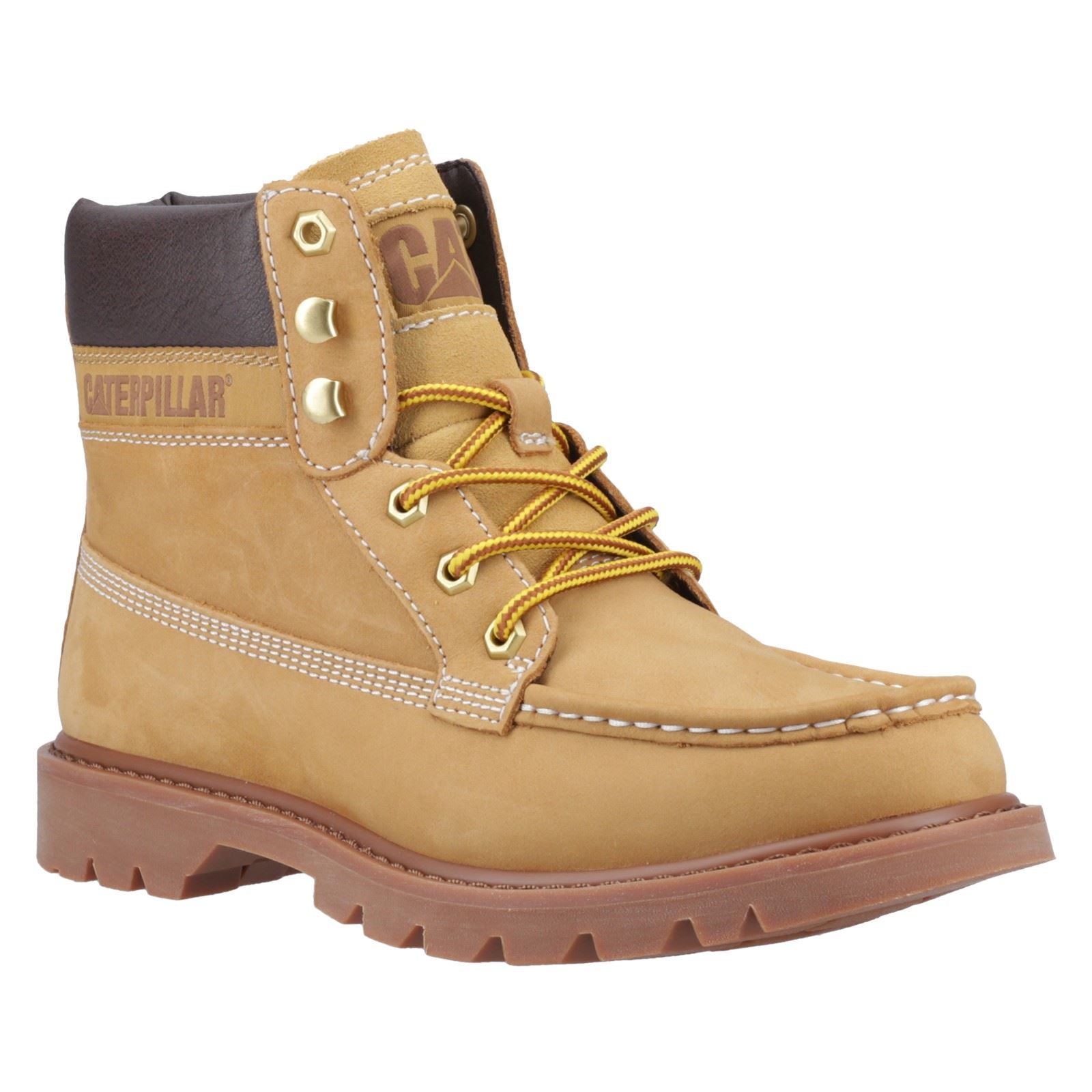 Caterpillar Colorado Moc Toe Leder Herren Honey Reset Ankle Boots