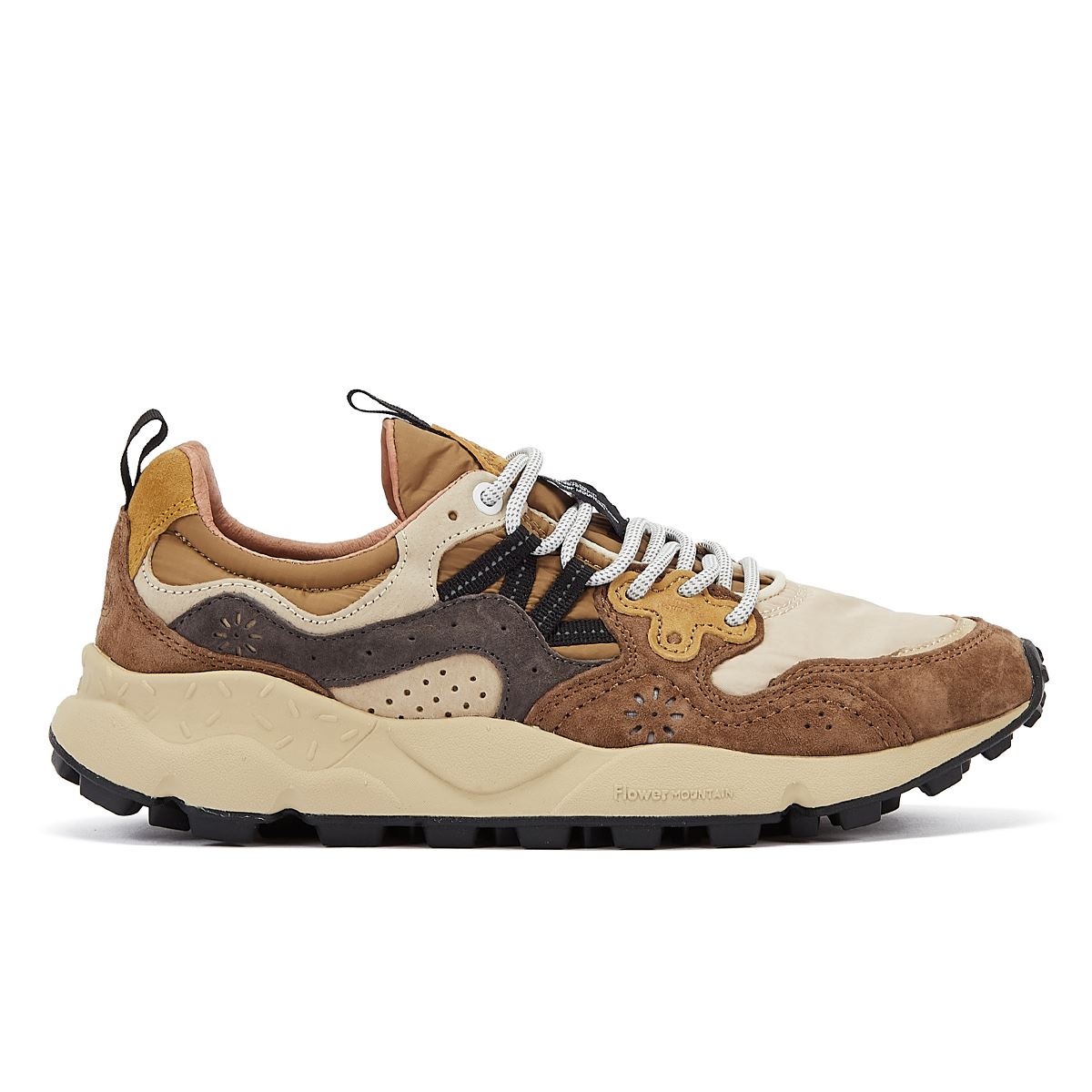 Flower Mountain Yamano 3 Wildleder/Nylon Herren Braune Turnschuhe