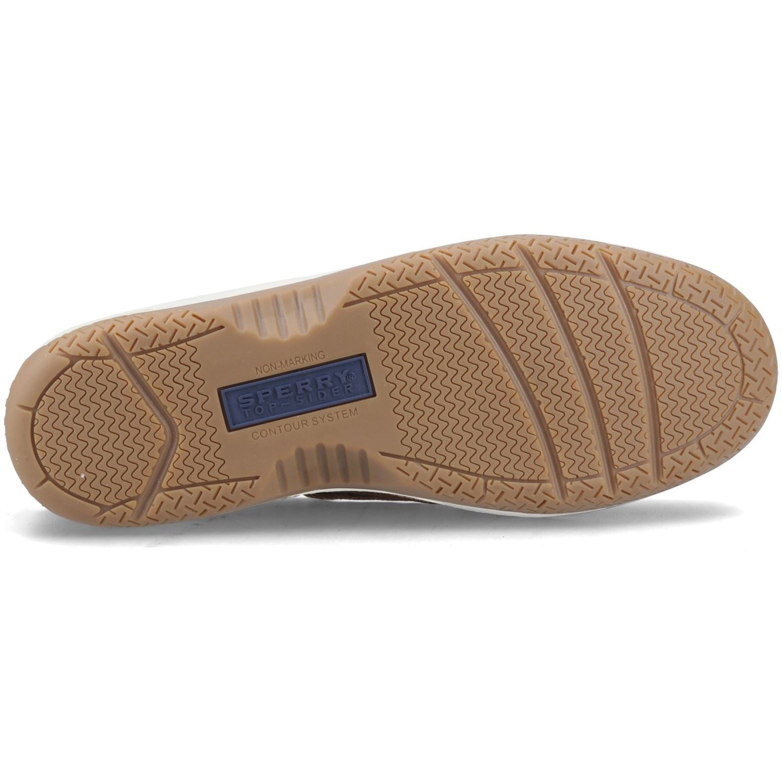 Sperry Billfish 3 Eye Leder Herren Braune Bootsschuhe