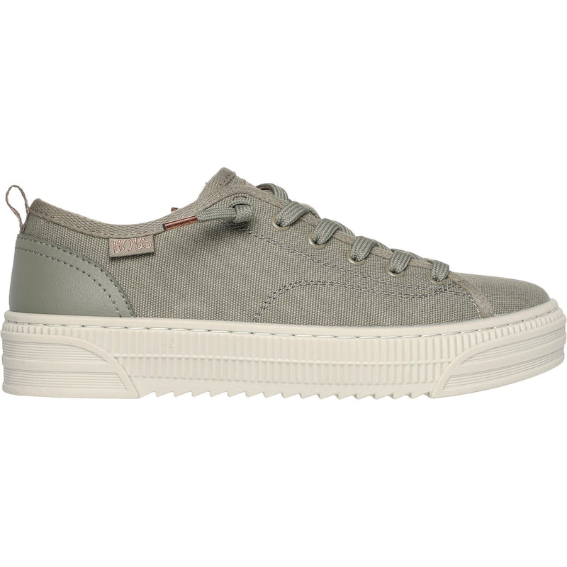 Skechers BOBS Copa Textile Damen Olivgrüne Sneakers