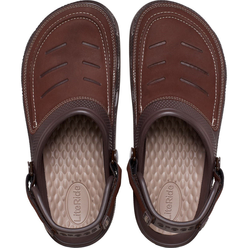 Crocs Yukon Vista II Herren Clogs Aus Polyurethan In Espresso/Pilzfarben
