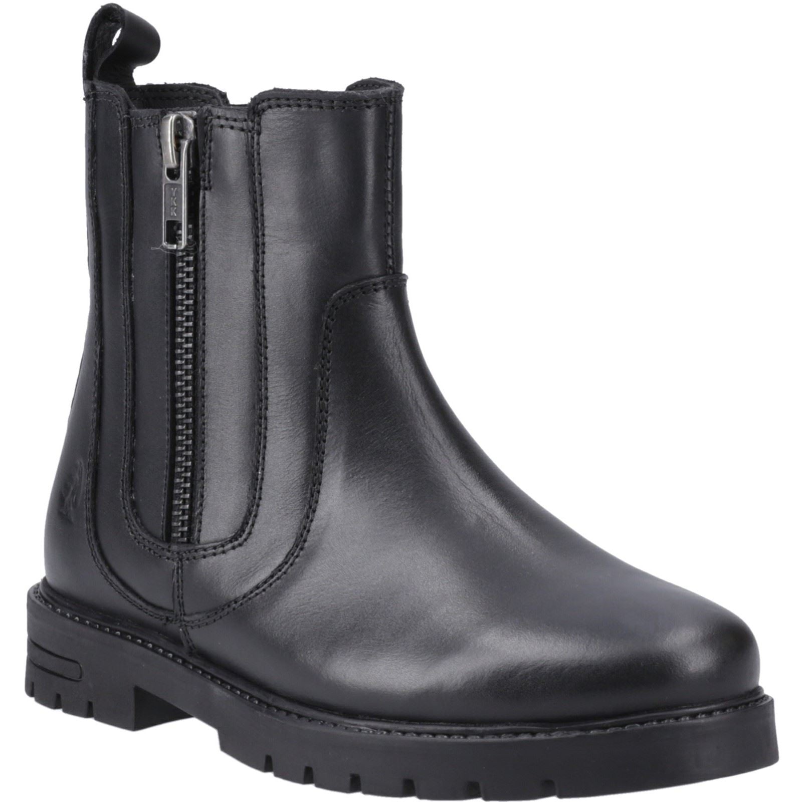 Hush Puppies Liana Mädchen Schwarze Farbe Lederstiefel