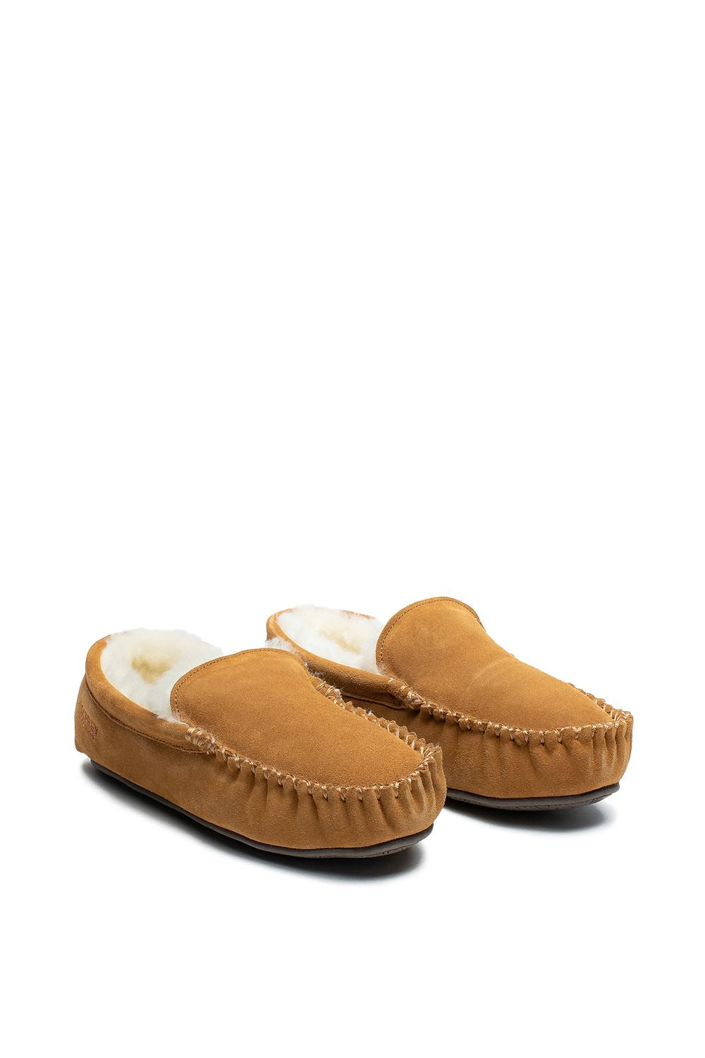 Osprey London The Sunday Wildleder Herren Braune Hausschuhe