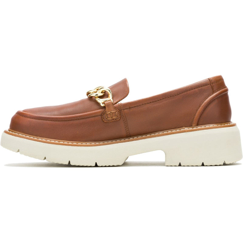 Hush Puppies Jodie Damenloafer Aus Cognacfarbenem Leder