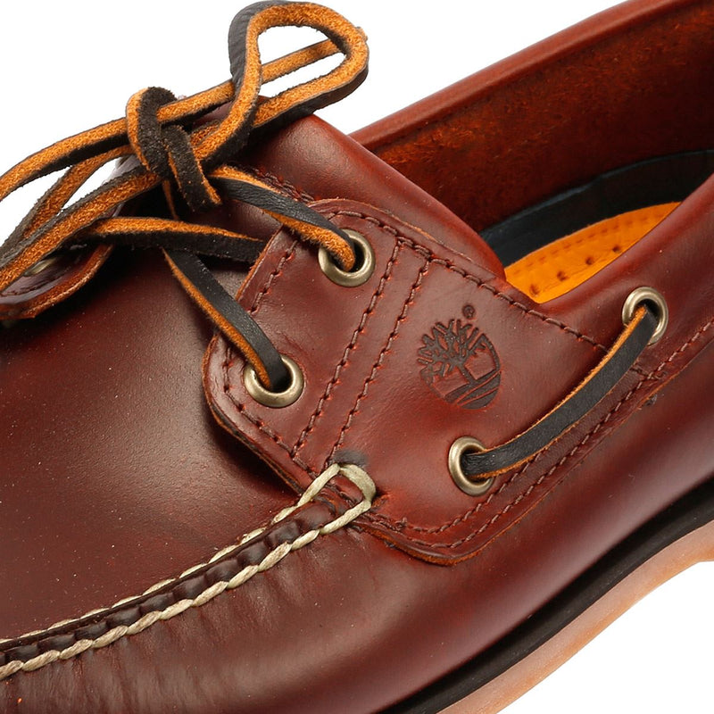 Timberland Classic 2 Eye Herren Schnürschuhe Aus Braunem Leder