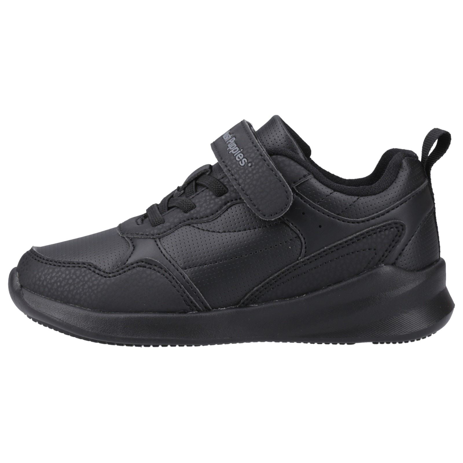 Hush Puppies Marling Bungee Lace Junior Polyurethan Schwarze Schuhe