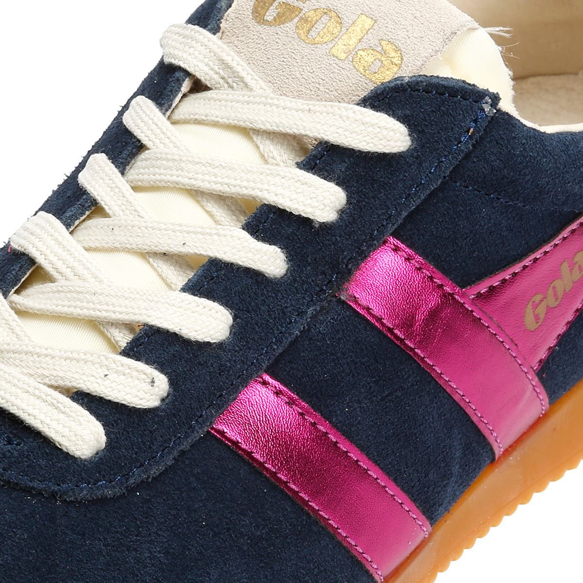 Gola Elan Glitz Wildleder Damen Blaue Sneaker