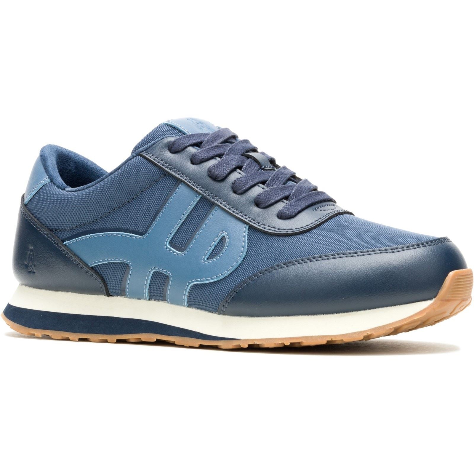Hush Puppies Seventy8 Herrenblaue Ledersneaker