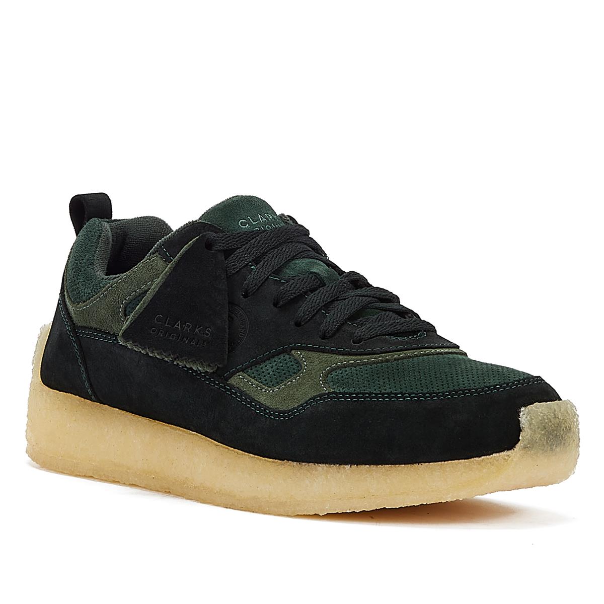 Clarks Originals Lockhill Combi Herren Grüne Turnschuhe