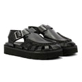 Clarks Originals Meadow Buckle Damen Sandalen Aus Schwarzem Leder