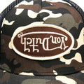 Von Dutch Multi Trucker Baumwolle Braune Kante Camo Caps