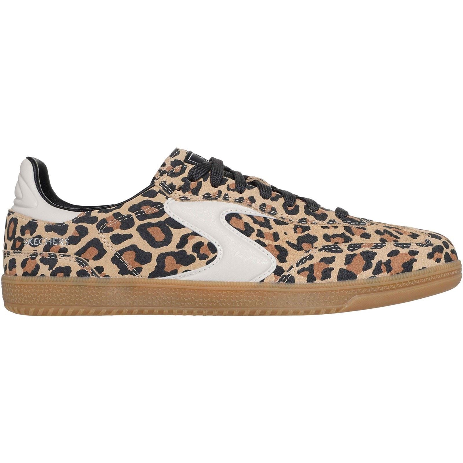 Skechers Hotshot - On The Prowl Hotshot Auf Der Pirsch Leder Damen Leopard Sneakers