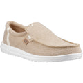 HEYDUDE Mikka Jute Linen Herren Irisch Creme Mokassin Schuhe