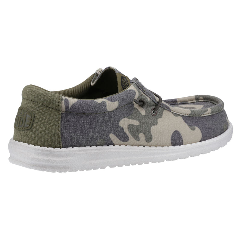 HEYDUDE Wally Washed Camo Herren-Camo-Bootsschuhe